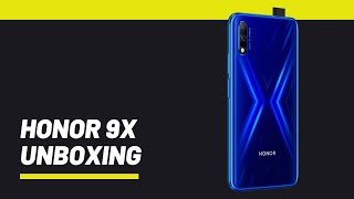 Honor 9X Smartphone  Erstes Unboxing [upl. by Yblek]