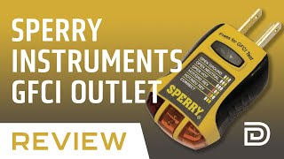 Sperry Instruments GFCI Outlet Tester Review [upl. by Rez]