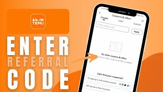 How To Enter Referral Code On Temu App  Complete Guide [upl. by Herald999]