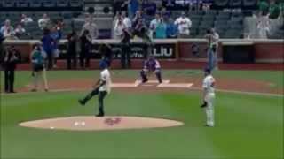 50 cent throws the worst 1st pitch ever  Bob Uecker critiques  Just a bit outside [upl. by Andri]