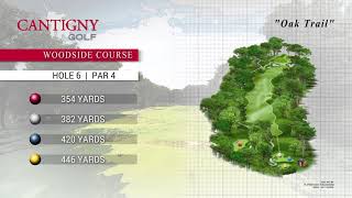 Cantigny Golf Club Woodside Hole 6 [upl. by Dibbell]