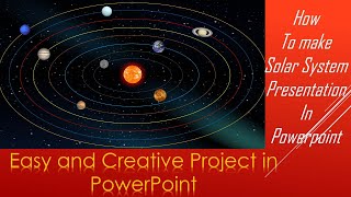 How to make Solar System Presentation in PowerPoint [upl. by Ibocaj]