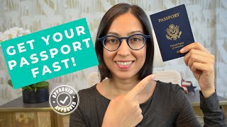 Applying for a US Passport For the First Time Get it FAST [upl. by Eive]