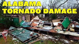 Sawyerville Alabama Tornado Damage  232022 [upl. by Lienaj444]