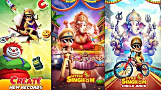 Little Singham Mobile Game 2024  Little Singham Cycle Race  Little Singham Super Skater 2024 🤩❤️ [upl. by Annoyik]