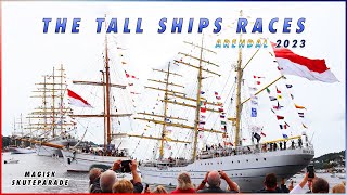 The Tall Ships Races 2023 Arendal 🇳🇴  Bima Suci underholdning amp magisk skuteparade [upl. by Trinia]