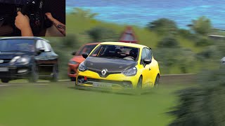 Renault Clio RS  Union Island  Assetto Corsa  Steering Wheel Gameplay [upl. by Whyte476]