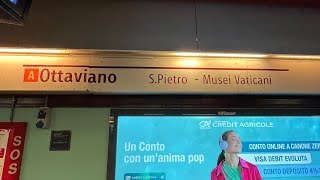 Stazione metro Ottaviano  MA Roma [upl. by Ledah]