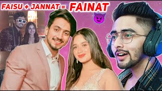 Fainat Latest Moments Reaction  mr faisu and jannat zubair kkk12 [upl. by Akimik180]