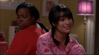 Glee  Rachel Kurt and Mercedes Have A Sleepover 2x12 [upl. by Renrag]