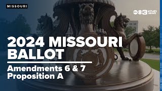 Explaining the amendments on Missouris general election ballot part 2 [upl. by Viviana]