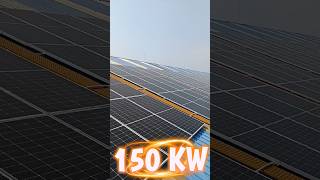 Solar  150 KW solar system 2 inverter solar on grid goodwe electrical [upl. by Nilorac]