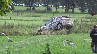 East Belgian Rally 2024 Crash and Mistakes  by TGG Rallye [upl. by Iblehs]