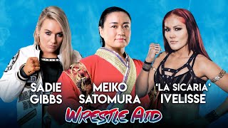 Wrestle Aid 2019  Sadie Gibbs UK vs Meiko Satomura JP vs Ivelisse Vélez PR  Rauma Finland [upl. by Llertnauq]