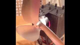 Woodburning Stove Fan  How to make yours Plus parts list included [upl. by Lanny]