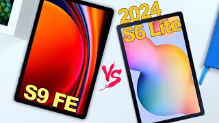 Galaxy Tab S9 FE vs 2024 Tab S6 Lite  TOO EASY [upl. by Mellette]