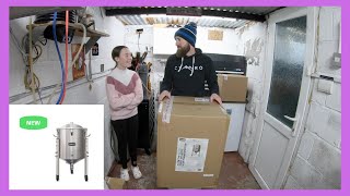 Unboxing the NEW Grainfather SF50 Conical Fermenter [upl. by Naesad]