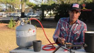 Casters Masters Propane Smelting Furnace Tutorial [upl. by Trefler]