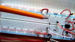 Small Motor 555 Timer OnOff Monostable PWM Circuit [upl. by Ahsitniuq]