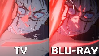 Yuji vs Choso NEW Changes are FANTASTIC Jujutsu Kaisen Season 2 Episode 13 TV vs BLURAY [upl. by Bone]