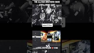 When it was all on the line for Duane amp the Allman Brothers Band he recorded At Fillmore East [upl. by Pietro55]