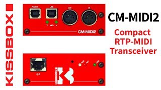 CMMIDI2  Compact RTPMIDI Transceiver [upl. by Maleen547]