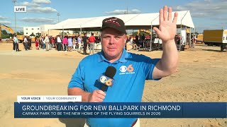 Richmond celebrates CarMax Park with official groundbreaking ceremony A true game changer [upl. by Teryl308]