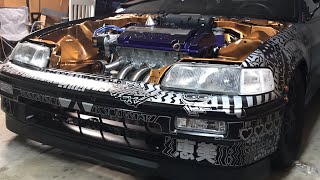 My 88 sharpie Honda Civic crx g23 vtec project more updates and videos to come [upl. by Eeloj543]