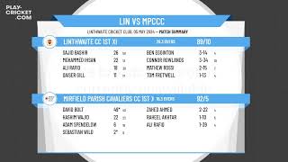 Linthwaite CC 1st XI v Mirfield Parish Cavaliers CC 1st XI [upl. by Hardej]