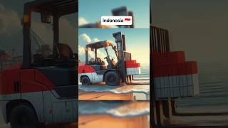 Forklift Negeri Muslim dan Non Muslim shorts [upl. by Yerffoeg349]