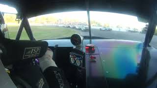 Riding in The 15 Charlie Schultz in the Street Stock Heat [upl. by Onitsuj]