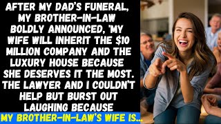 After my dads funeral my BIL said My wife will inherit the 10M Dads lawyer burst out laughing [upl. by Gant]