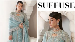 SUFFUSE ORGANZA UNSTITCHED EMB SUIT [upl. by Rolan708]