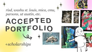 accepted portfolio  risd cmu washu parsons mica ut austin etc [upl. by Groves471]