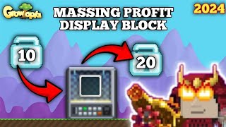 BIGGEST 5 CASINO BETS in GROWTOPIA 200 BGL WIN   Growtopia 2023 [upl. by Relly59]