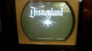 quotWalt Disneys Disneylandquot Introduction on a 1949 RCA TC166 [upl. by Ylro]