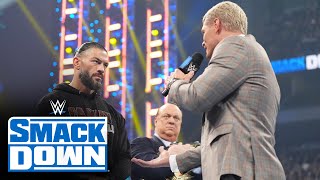 FULL SEGMENT – Reigns and Rhodes come face to face before WrestleMania SmackDown March 22 2024 [upl. by Jeremy]