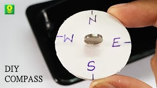 How to make a Magnetic Compass at Home  DIY Compass [upl. by Inna]