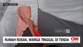 Rumah Rusak Warga Tinggal Di Tenda [upl. by Yrtnej]