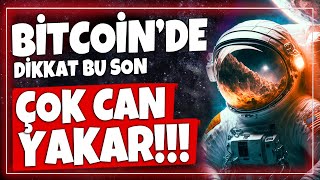 BİTCOİNDE BU SON ÇOK CAN YAKAR GÜNCEL ALTCOİN ANALİZİ BTC SON DURUM [upl. by Cly]