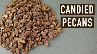 5 Minute Candied Pecan Recipe  No Sugar Simple  Keto Friendly [upl. by Jilli88]