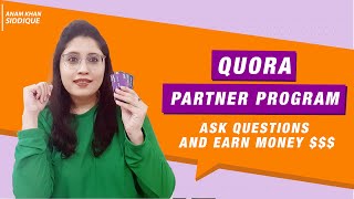 Earn Money from Quora Partner Program Tips amp Tricks 2020 [upl. by Eerrehs]