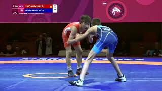 BRONZE FS  41 kg B UUGANBAYAR MGL v A MOHAMMADI MO IRI [upl. by Endres224]