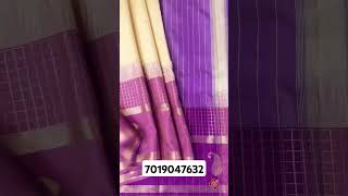 Cotton silk sareecotton saree handloomsareesnewfreshcollection saree indianattire [upl. by Retla]