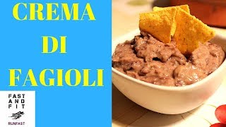 CREMA di FAGIOLI da spalmare sul pane in 1 MINUTO   VEGAN [upl. by Carlyn289]