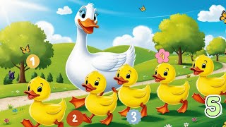 Five Little Ducks  Learn Counting  Fun Nursery Rhymes for Kids amp Toddlers  Aksana Family TV [upl. by Eigna]