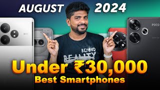 Top 5 Best Smartphones Under ₹30000 Budget⚡August 2024 [upl. by Fotzsyzrk145]