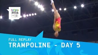 Trampoline Gymnastics  Womens Final  Full Replay  Nanjing 2014 Youth Olympic Games [upl. by Ormsby]