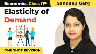 Class 11 Microeconomics Ch 4  Elasticity of Demand Sandeep Garg  One Shot Full Chapter Revision [upl. by Ybbed530]