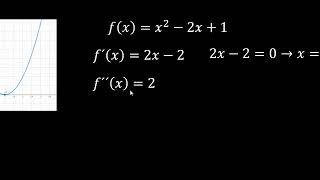 VERTICE DE UNA FUNCION CUADRATICA UTILIZANDO LAS DERIVADAS [upl. by Aynos]